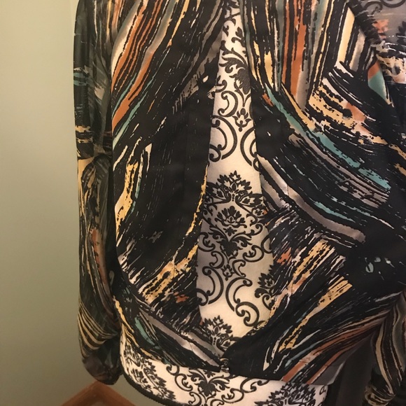 MM Couture by Miss Me Open Back Blouse - M - Picture 3 of 3